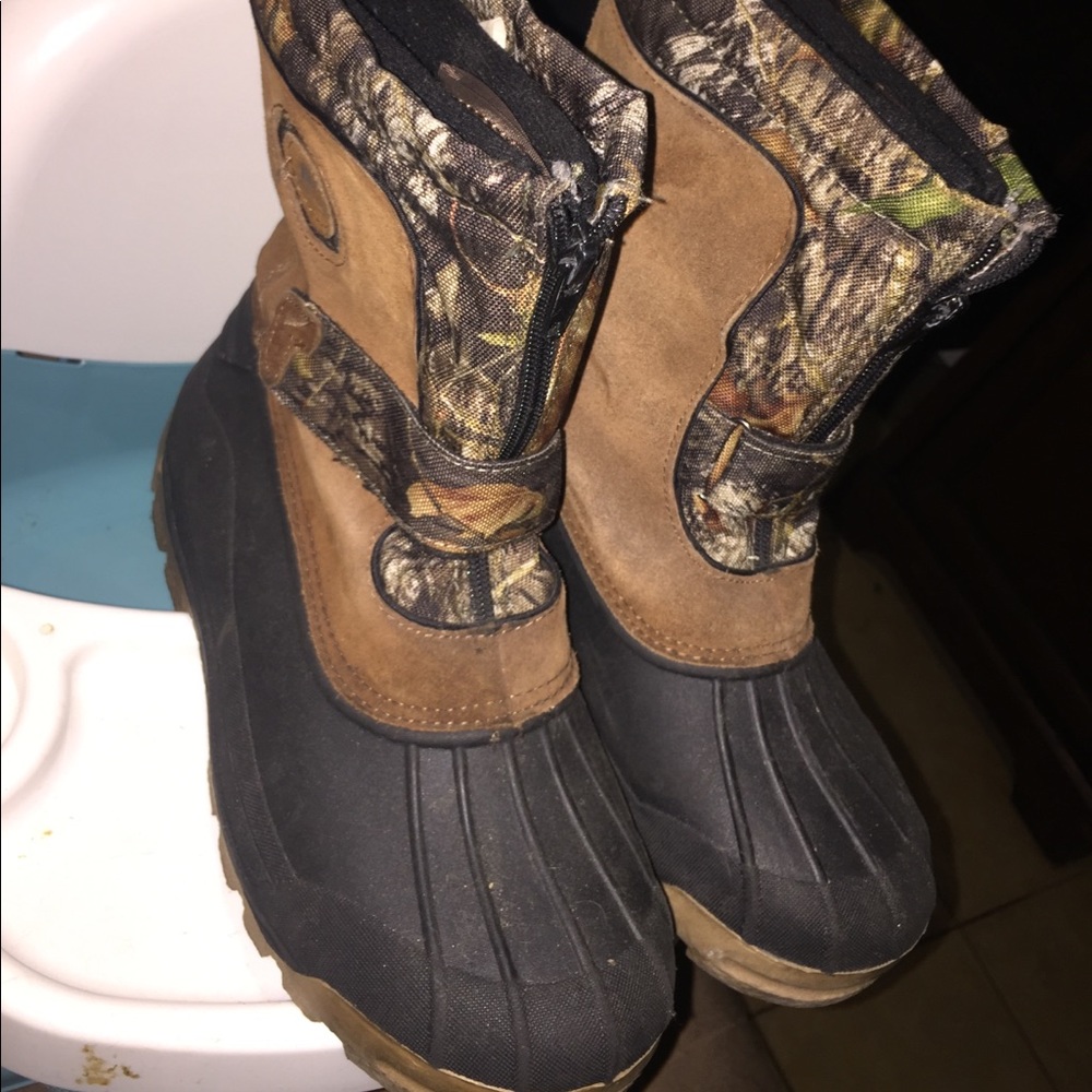 Ozark Trail Boys' Camo Winter Boots/Snow Boots